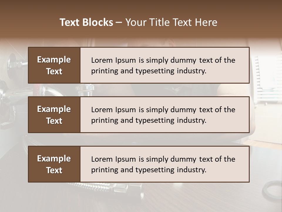 Handsome Work Handyman PowerPoint Template