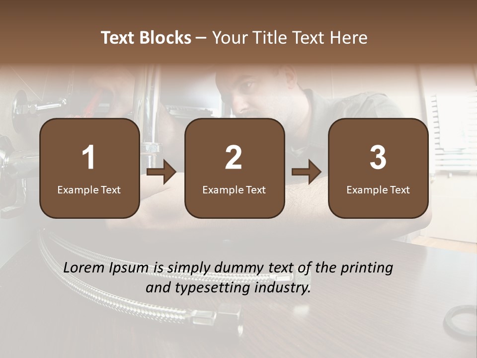 Handsome Work Handyman PowerPoint Template