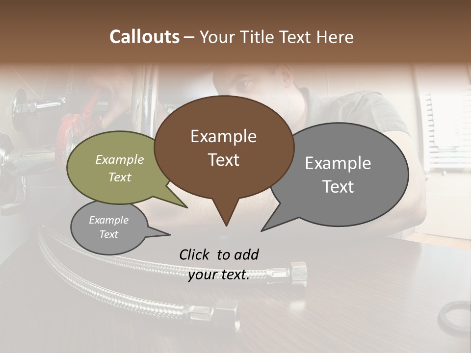 Handsome Work Handyman PowerPoint Template