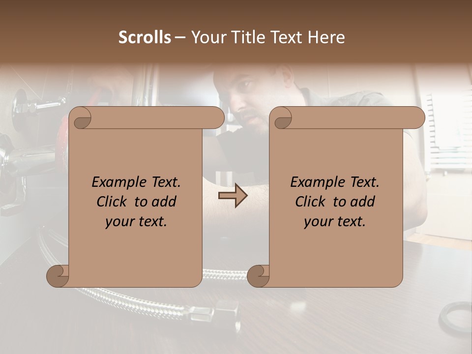 Handsome Work Handyman PowerPoint Template