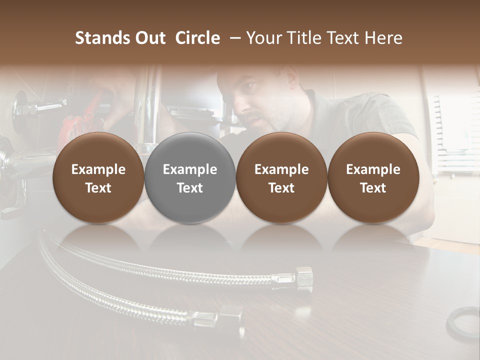 Handsome Work Handyman PowerPoint Template