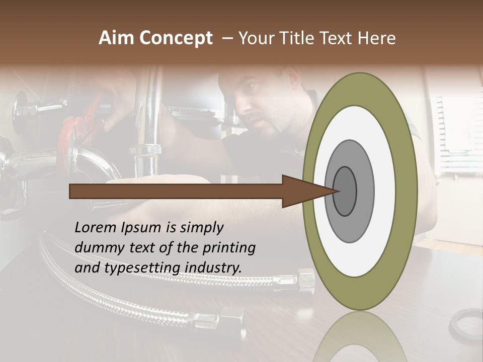 Handsome Work Handyman PowerPoint Template