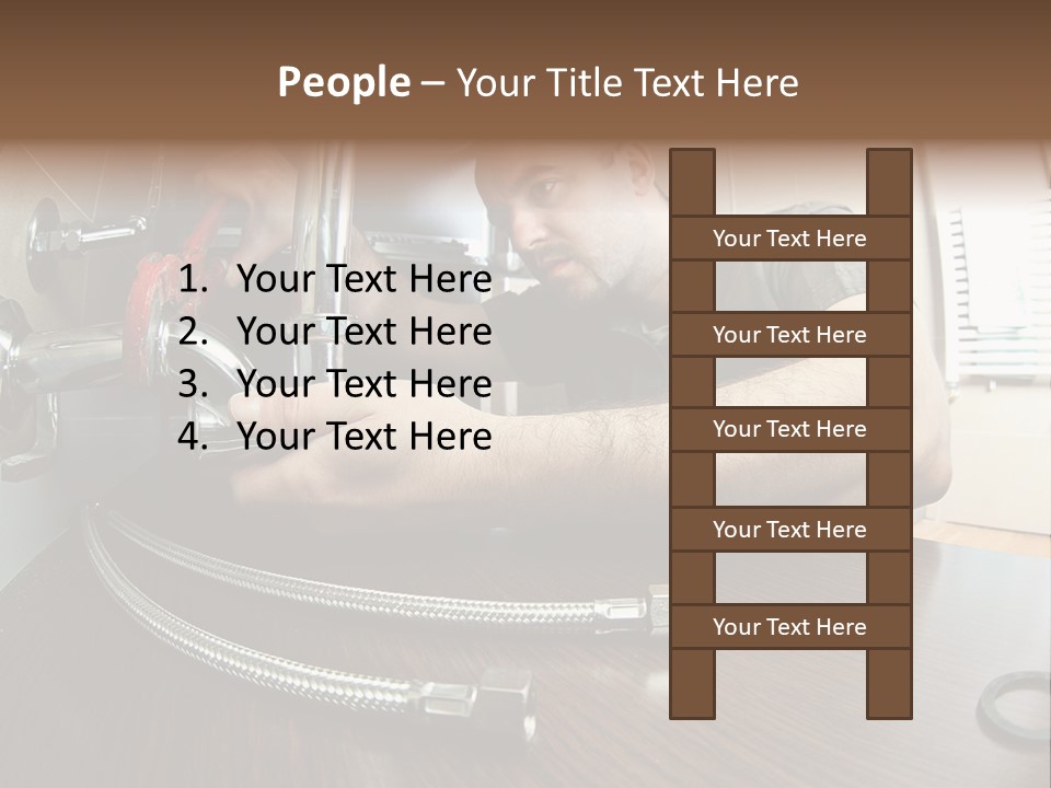 Handsome Work Handyman PowerPoint Template