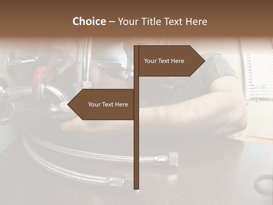 Handsome Work Handyman PowerPoint Template