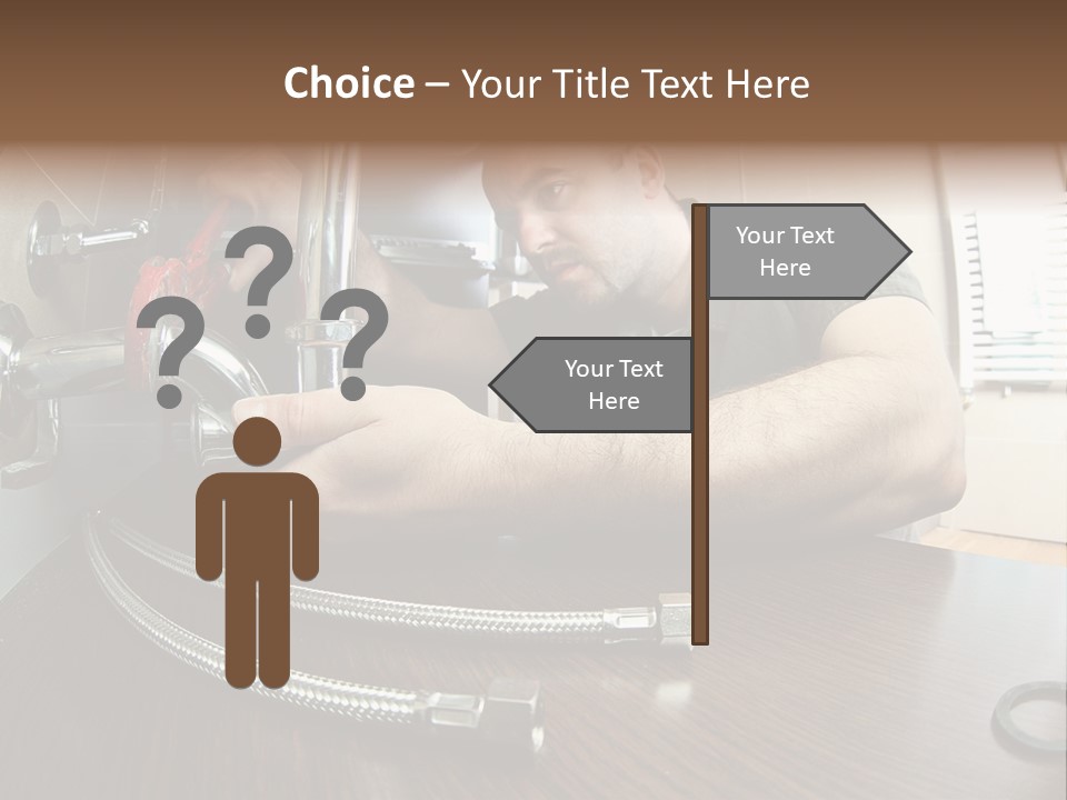 Handsome Work Handyman PowerPoint Template