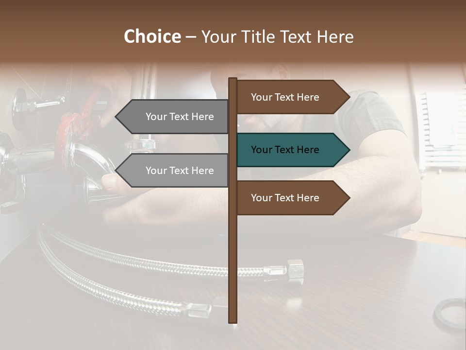 Handsome Work Handyman PowerPoint Template
