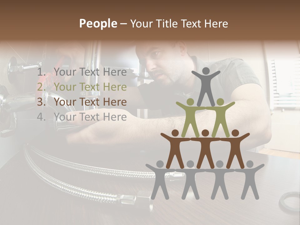 Handsome Work Handyman PowerPoint Template