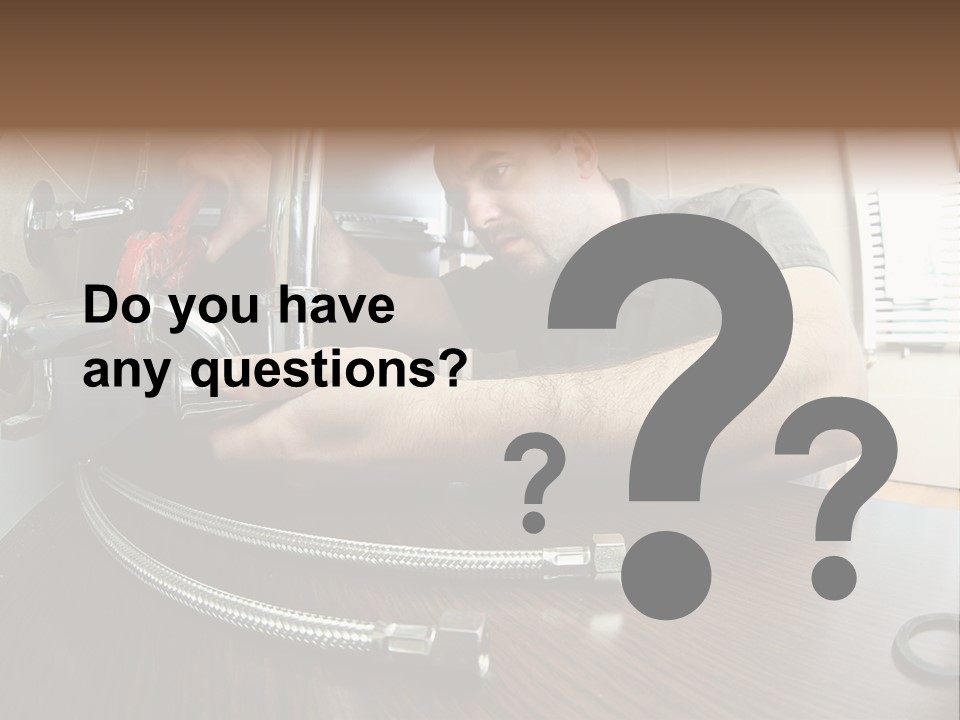 Handsome Work Handyman PowerPoint Template