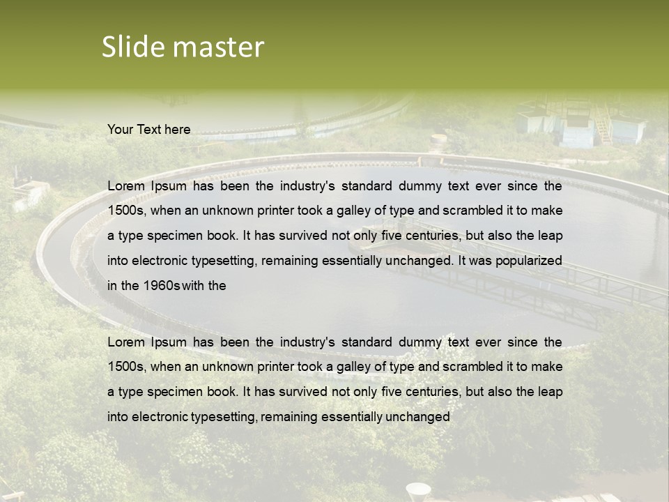 Flow Environment Freshness PowerPoint Template