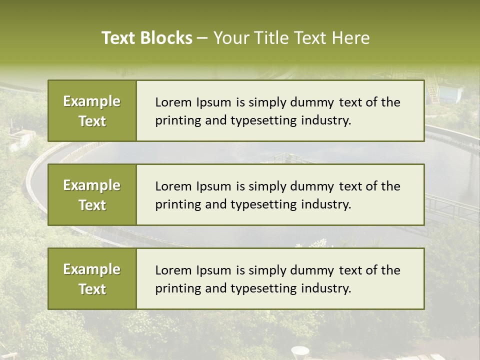 Flow Environment Freshness PowerPoint Template