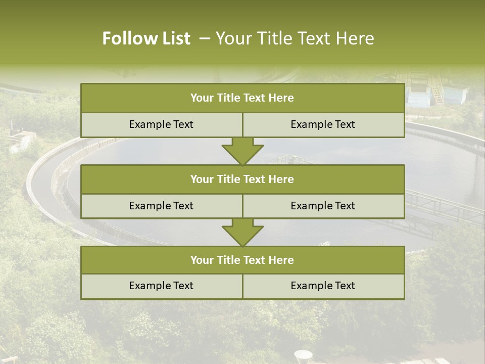 Flow Environment Freshness PowerPoint Template