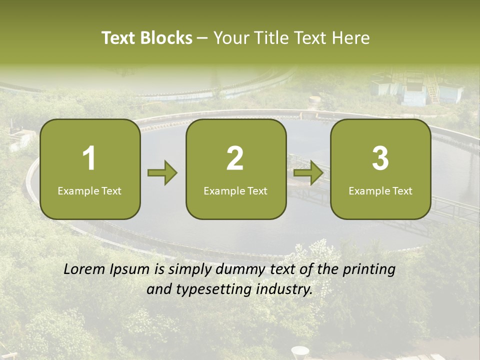 Flow Environment Freshness PowerPoint Template