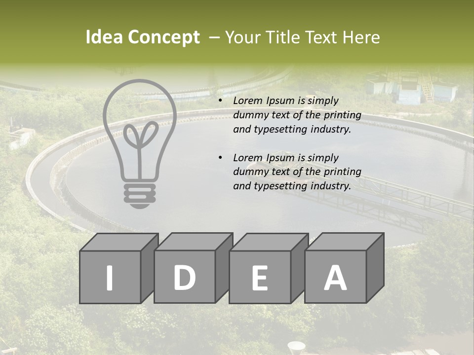 Flow Environment Freshness PowerPoint Template