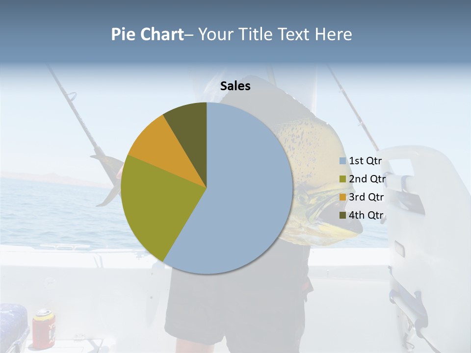 Colorful Fish Dolphin Fish Ocean Fishing PowerPoint Template