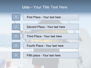 Colorful Fish Dolphin Fish Ocean Fishing PowerPoint Template