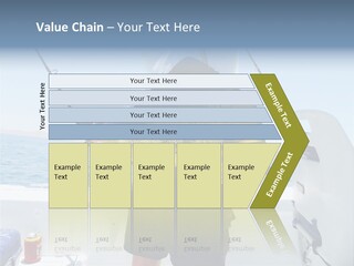 Colorful Fish Dolphin Fish Ocean Fishing PowerPoint Template