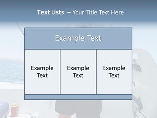 Colorful Fish Dolphin Fish Ocean Fishing PowerPoint Template