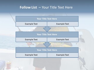 Colorful Fish Dolphin Fish Ocean Fishing PowerPoint Template