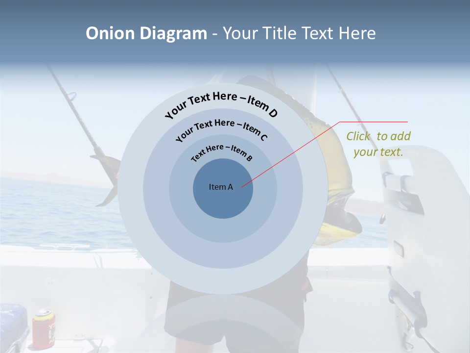 Colorful Fish Dolphin Fish Ocean Fishing PowerPoint Template