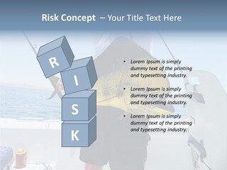 Colorful Fish Dolphin Fish Ocean Fishing PowerPoint Template