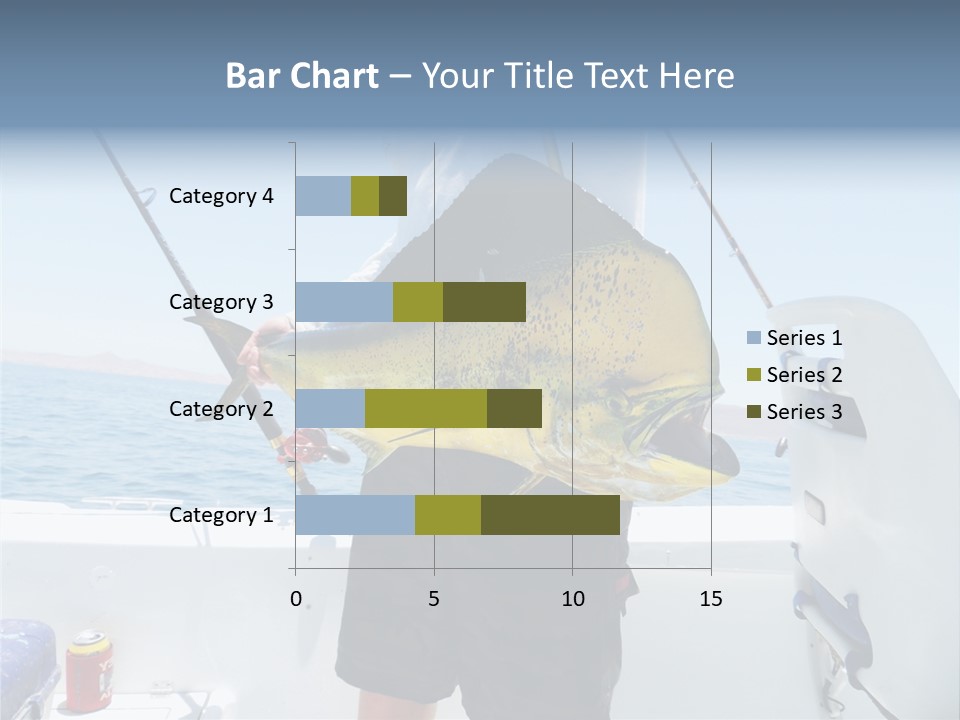 Colorful Fish Dolphin Fish Ocean Fishing PowerPoint Template