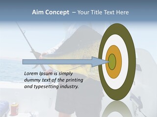 Colorful Fish Dolphin Fish Ocean Fishing PowerPoint Template