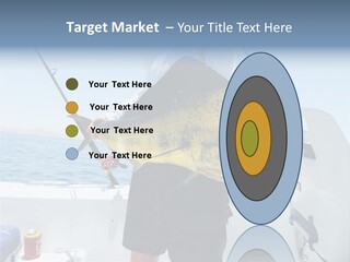 Colorful Fish Dolphin Fish Ocean Fishing PowerPoint Template