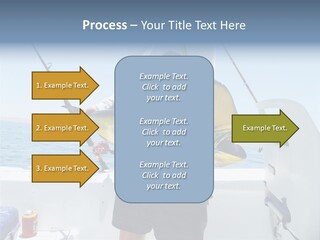 Colorful Fish Dolphin Fish Ocean Fishing PowerPoint Template