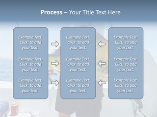 Colorful Fish Dolphin Fish Ocean Fishing PowerPoint Template