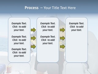 Colorful Fish Dolphin Fish Ocean Fishing PowerPoint Template