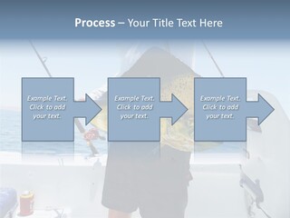 Colorful Fish Dolphin Fish Ocean Fishing PowerPoint Template