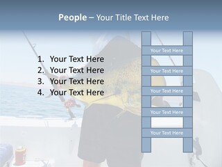 Colorful Fish Dolphin Fish Ocean Fishing PowerPoint Template