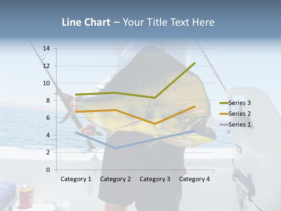 Colorful Fish Dolphin Fish Ocean Fishing PowerPoint Template