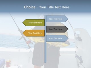 Colorful Fish Dolphin Fish Ocean Fishing PowerPoint Template