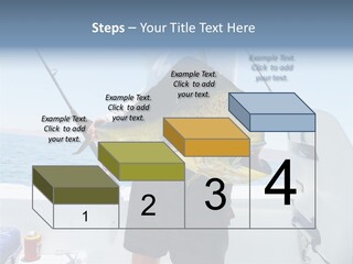 Colorful Fish Dolphin Fish Ocean Fishing PowerPoint Template