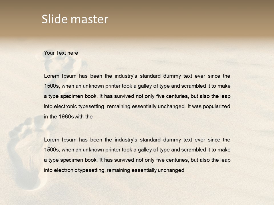 Human Life Alone PowerPoint Template