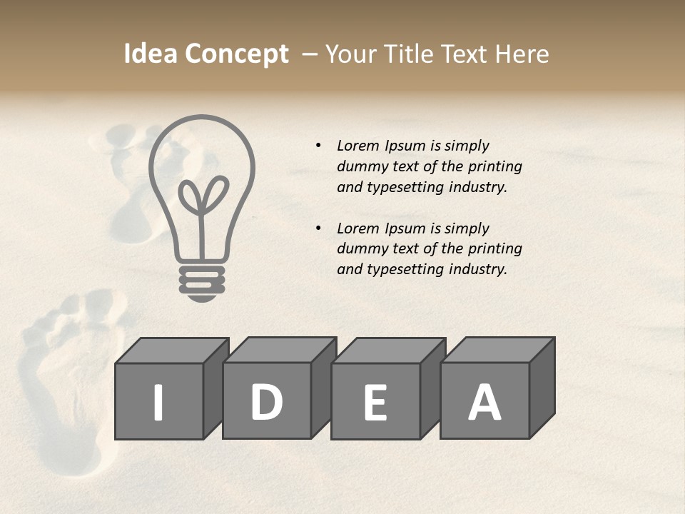 Human Life Alone PowerPoint Template