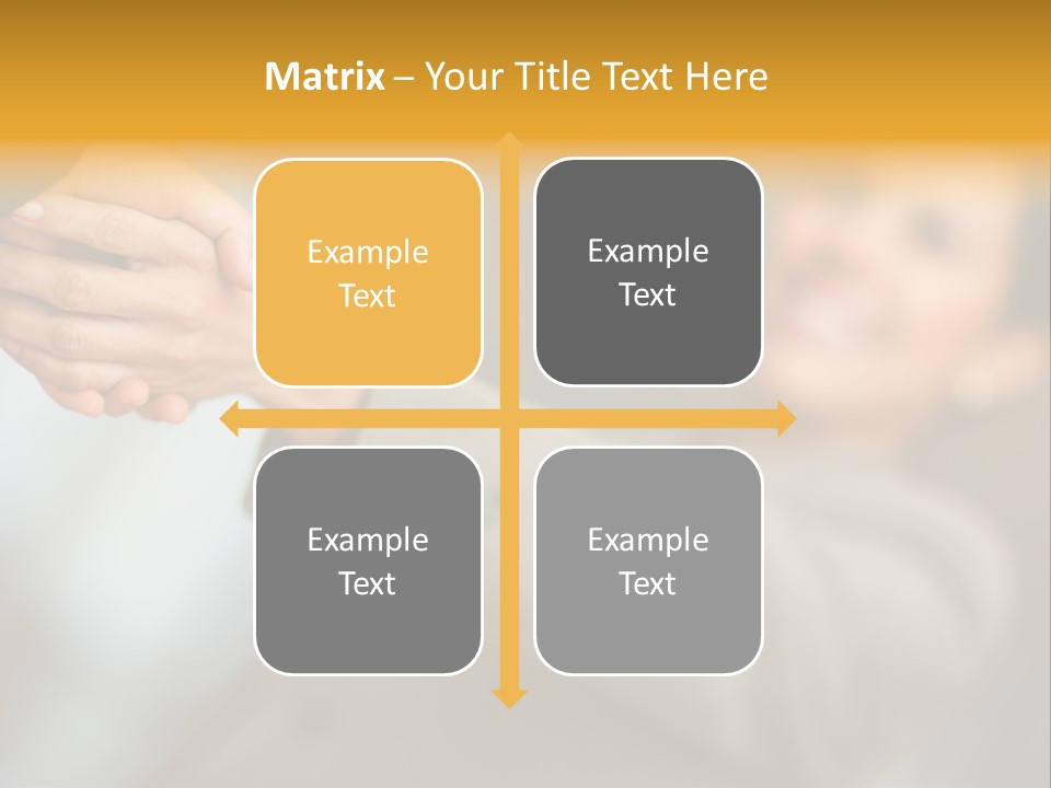 Arrangement Smile Partner PowerPoint Template