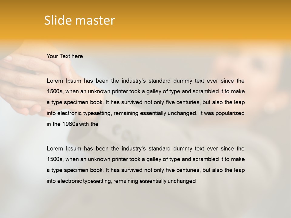 Arrangement Smile Partner PowerPoint Template