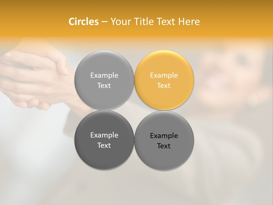 Arrangement Smile Partner PowerPoint Template
