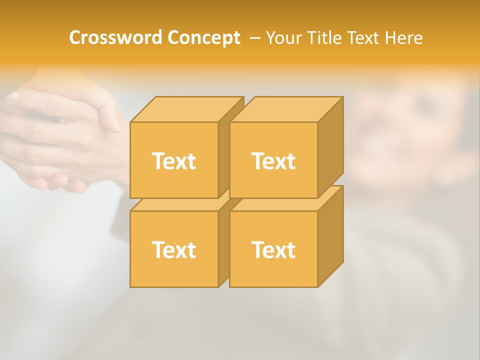 Arrangement Smile Partner PowerPoint Template