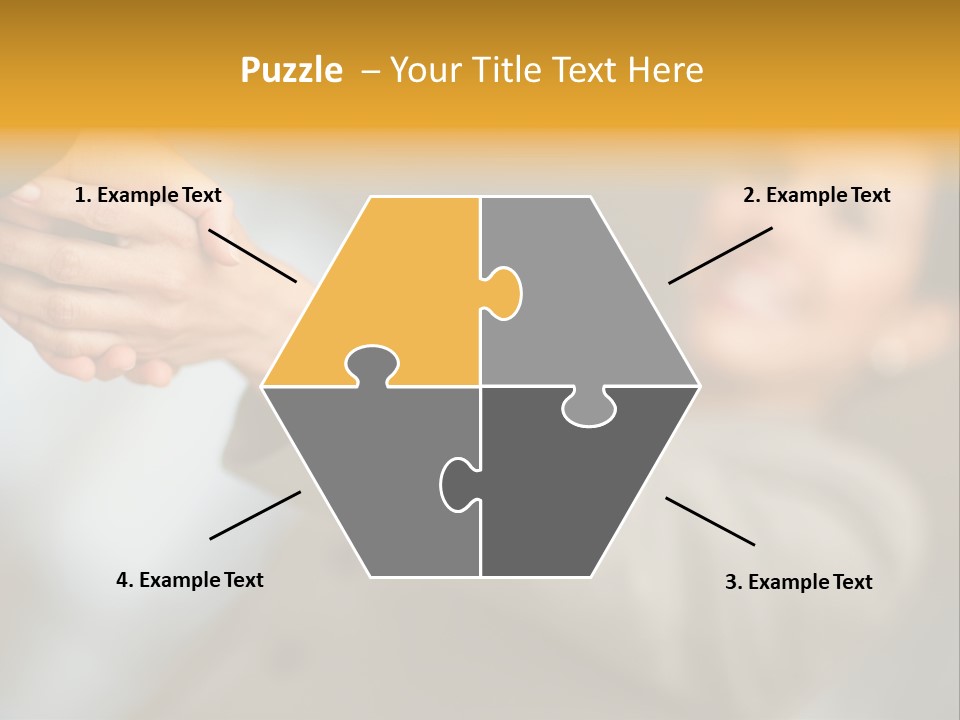 Arrangement Smile Partner PowerPoint Template
