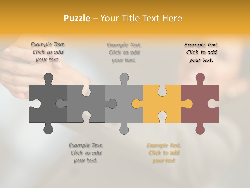 Arrangement Smile Partner PowerPoint Template
