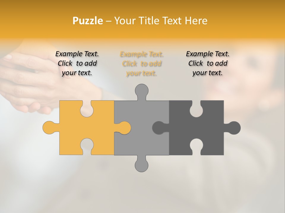 Arrangement Smile Partner PowerPoint Template