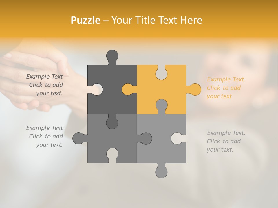 Arrangement Smile Partner PowerPoint Template