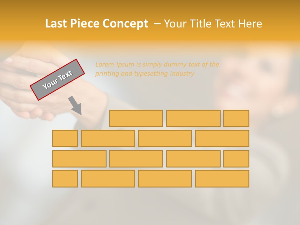 Arrangement Smile Partner PowerPoint Template