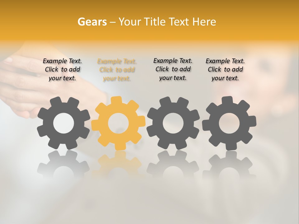 Arrangement Smile Partner PowerPoint Template