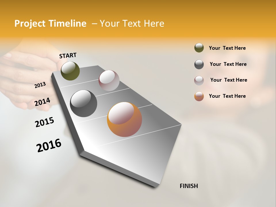 Arrangement Smile Partner PowerPoint Template