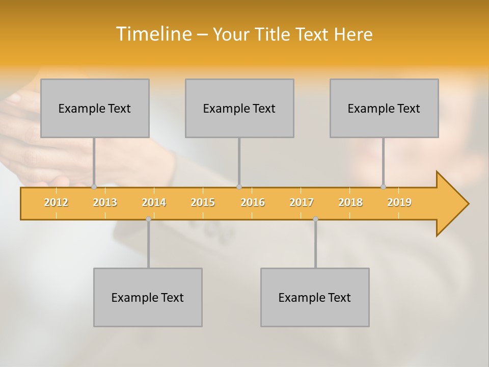 Arrangement Smile Partner PowerPoint Template