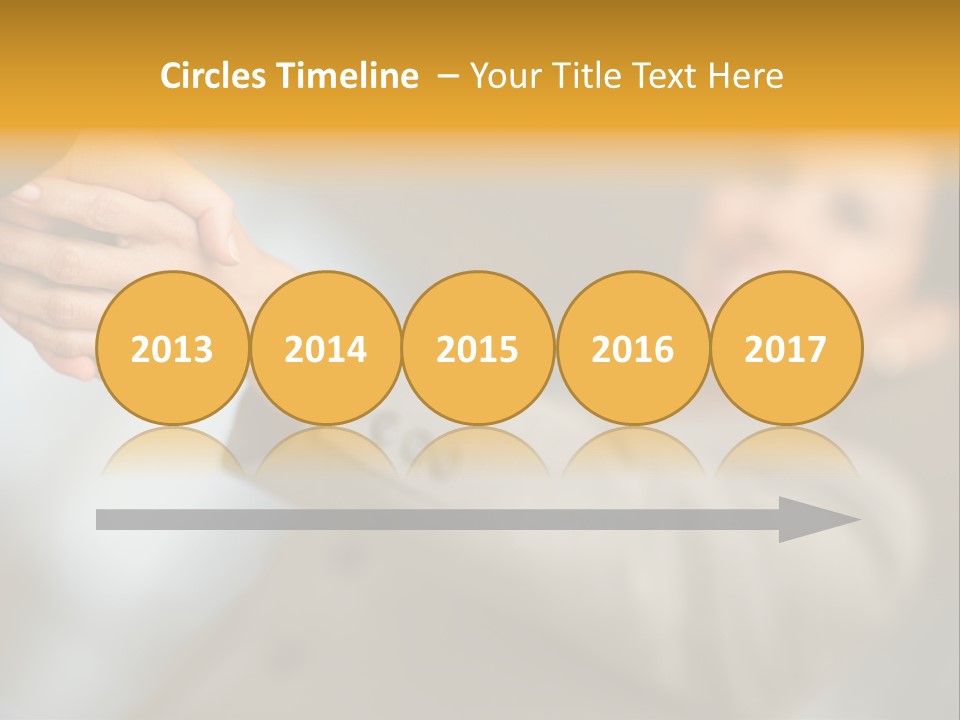 Arrangement Smile Partner PowerPoint Template